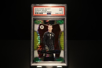 2016 Panini Select   Manuel Neuer   Multi-Color Prizm   DFB   PSA 9   #181