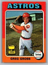 1975 Topps #334 Greg Gross