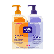 Clean  Clear Oil-Free Facial Cleanser 2-Pack, Citrus Scent, 16 oz