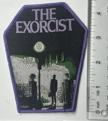 the exorcist Movie Purple Border Woven Patch 