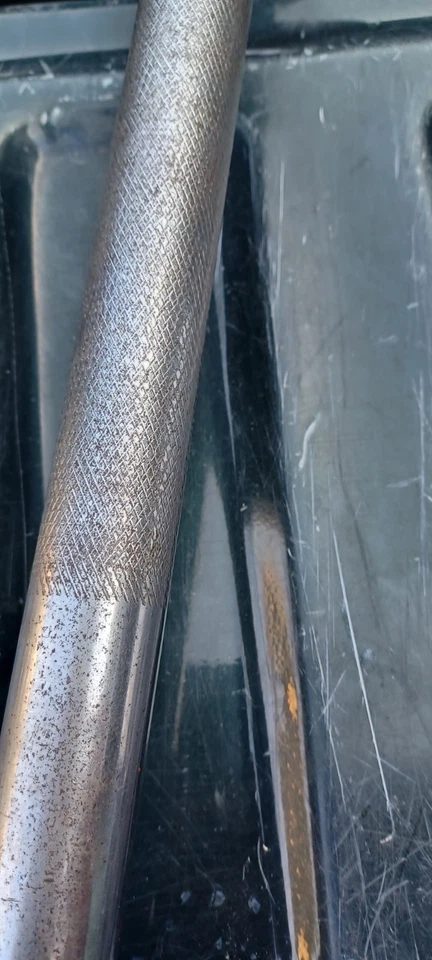 Barra York Standard 1" 6 pies vintage, con funda cromada Foto 3 de 4