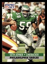 Seth Joyner 1991 Pro Set #257 Philadelphia Eagles FOOTBALL *222