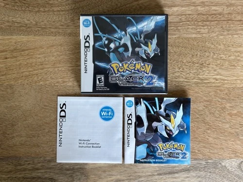 Pokemon Black 2 (Nintendo DS), Complete with Case, Manual, Inserts