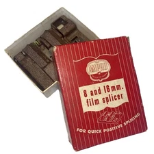 AMPRO Film Splicer Vintage 8 and 16 MM Original Box Made in 1948 Vintage Retro