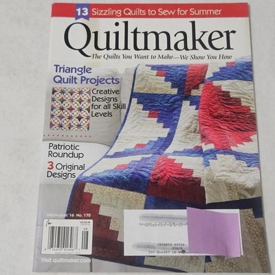 Quiltmaker July/August 2018 ''Hiding in Plain Sight   5 Hidden Block Designs  