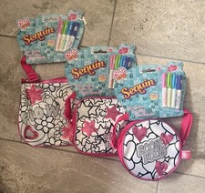 Set of 3 Color Me Mine Girls Design Your Own Bag