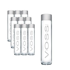 Voss Artesian Still Water 375ml Glass Bottles Pack of 9 Pure Refreshing Taste