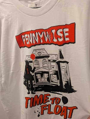 IT Pennywise Clown Chapter 2 Time To Float Graphic T-shirt Sz XXl