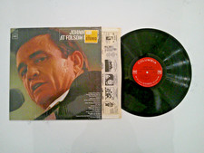 JOHNNY CASH AT FOLSOM PRISON LP RARE ORIGINAL 1968 1ST TERRE HAUTE 2-EYE~SHRINK!