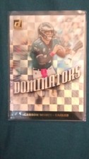 2019 Panini Donruss Dominators Carson Wentz Philadelphia Eagles DOM-22 Insert