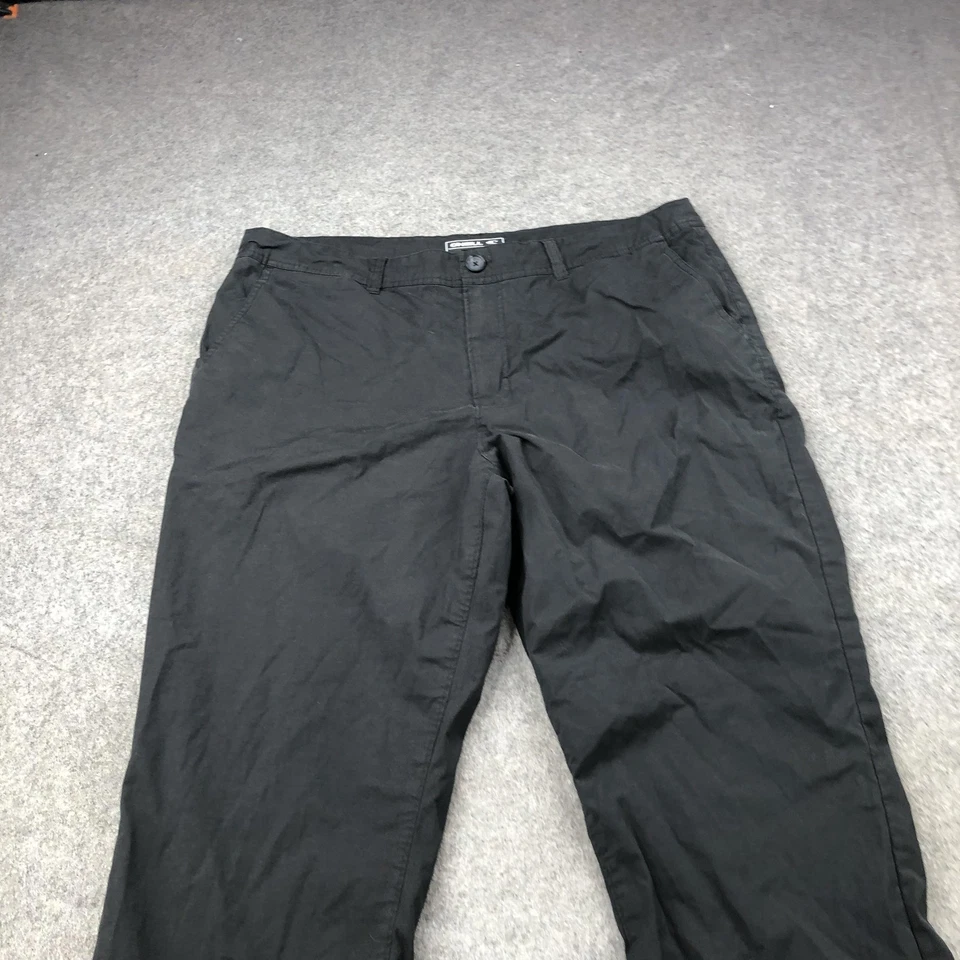 Pantalones híbridos O'Neill para hombre 38 negros ajuste estándar aire libre golf rendimiento elástico Foto 3 de 4