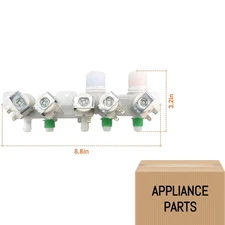 12747321-B For LG Kenmore Washer Water Inlet Fill Valve Solenoid Part # Model