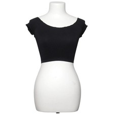 Forever 21, Crop Top, Größe: S, Schwarz, Einfarbig, Damen #plO