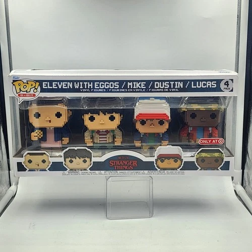 Stranger Things 8-Bit Funko Pop 4 Pack: Eleven/Mike/Dustin/Lucas Target Exc