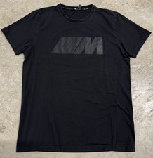 BMW T-Shirt Mens Large Black M3 Motorsport High Performance Racing Logo Tee