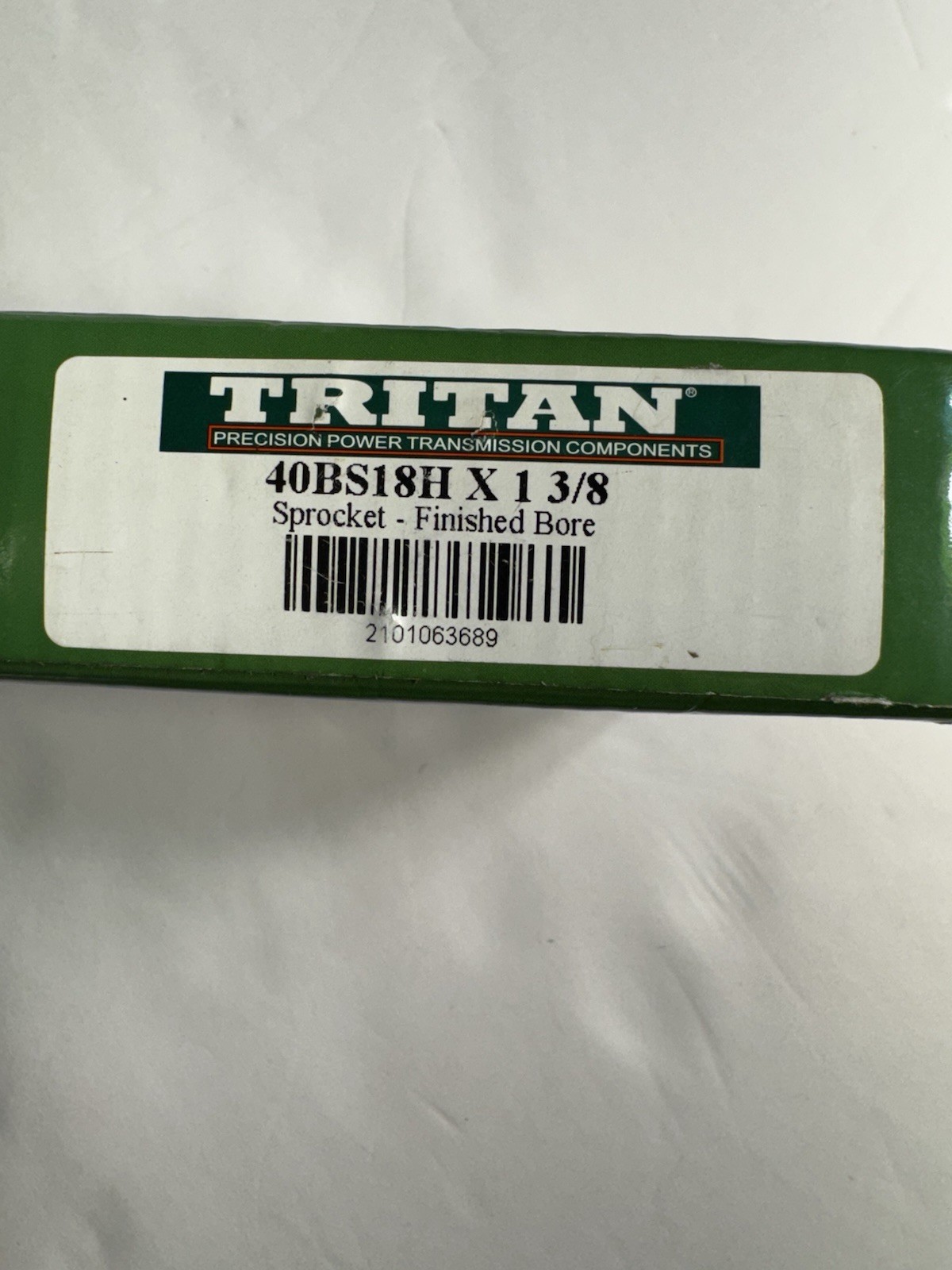 Brand New! Tritan 40BS18H X 1 3/8 Sprocket, Finished Bore Key way Sealed!!!