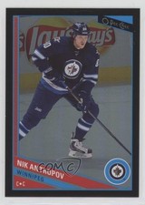 2013-14 O-Pee-Chee Black Rainbow Foil 17/100 Nik Antropov #36 av1