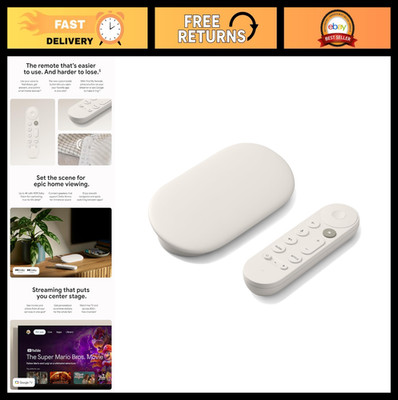 4K Streaming Media Player with Voice Remote - Smart TV, Movies, Live TV, Netflix