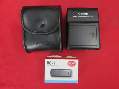 Canon Speedlite ST-E2 Shoe Mount Flash for Canon + RC-1 w/ Pouch