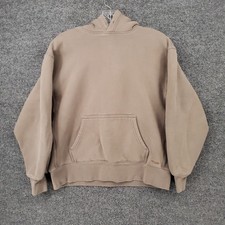 TNA Aritzia Hoodie Women 2XS Brown Boyfriend Fit Sweatshirt Cozy Fleece Pullover