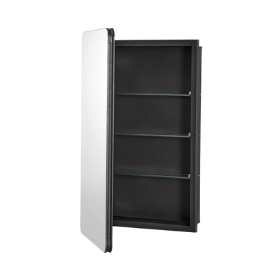 Medicine Cabinet 16'' x 24'' Mirror Medicine Cabinet Adjustable Shelves
