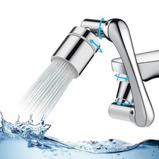 1080 Swivel Faucet Extender, 360 Swivel Robotic Arm Faucet Aerator, 2 Mode ...