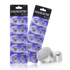 LR44 Batteries 20 Pack, L1154F AG13 357 303 SR44 A76 Premium Alkaline Battery