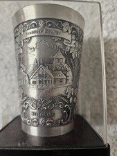 Zinn Becker Preetzer Becher Nr. 2- Stadtkirche, Klosterkirche, Schusterjunge OVP