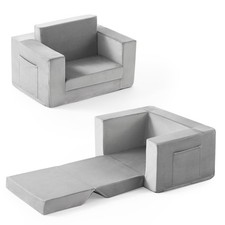 Kids Couch, 2-in-1 Toddler Chair Comfy 1-3 Years Old, Convertible Kids Chair,...