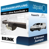 Brink AnhäNgekupplung Starr Passend für Citroen Jumpy 01.2007-03.2016 Neu