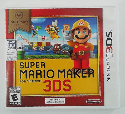Super Mario Maker 3DS (Nintendo Selects)   Complete w/ Case   Tested