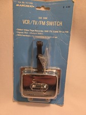 Archer VCR/TV/FM SWITCH 15-1250 75 Ohm Input 300 Ohm Output