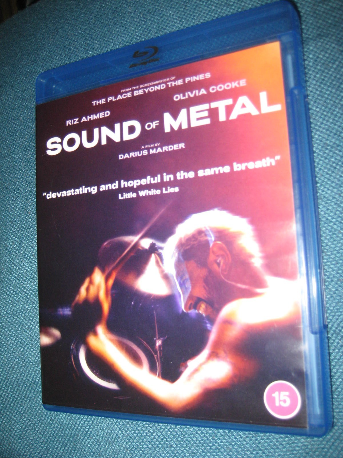 SOUND OF METAL BLU RAY 2021 RIZ AHMED OLIVIA COOKE MINT DISC FREE P&P