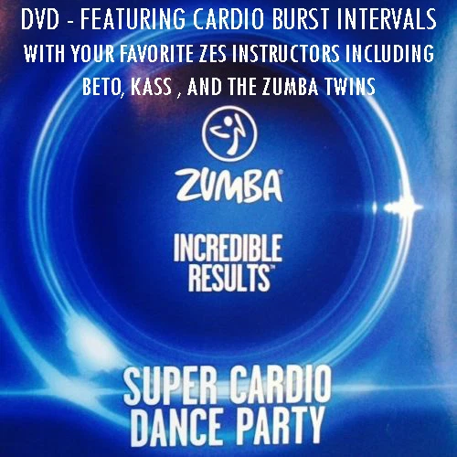 Zumba 4 DVD Incredible Results CARDIO PARTY + 2 CDs w Matching Music  FREE SHIP  - Image 2 of 4
