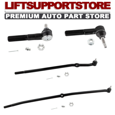 4X Inner & Outer Steering Tie Rod Ends Kit For Dodge Ram 1500 2500 2000-2002 4WD