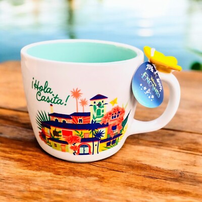 DISNEY Encanto & Magenta  HOLA CASITA!  Mug Cup Casa House 3D Butterfly 18oz NWT