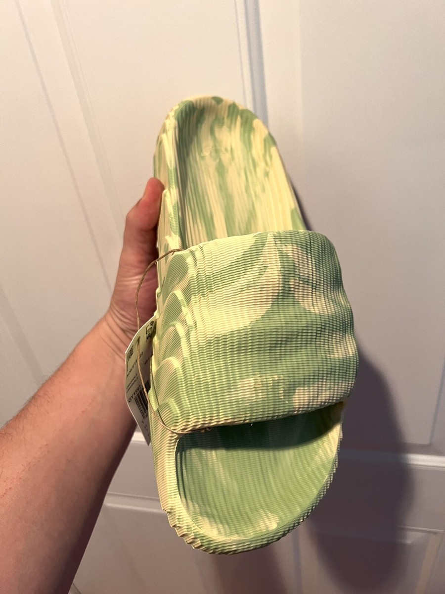 Adidas ADILETTE 22 SLIDES GY1597 Magic Lime St Desert Sand  display picture 2