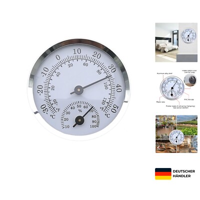 Analoges -Hygrometer, Analoges Präzisions--Hygrometer, meter Hygrometer 2 In ...