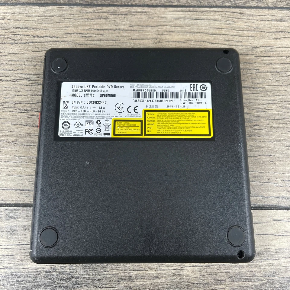 DVD Externo Portátil USB Lenovo GP60NB60 Veja Fotos e Descrição - Imagem 4 de 4