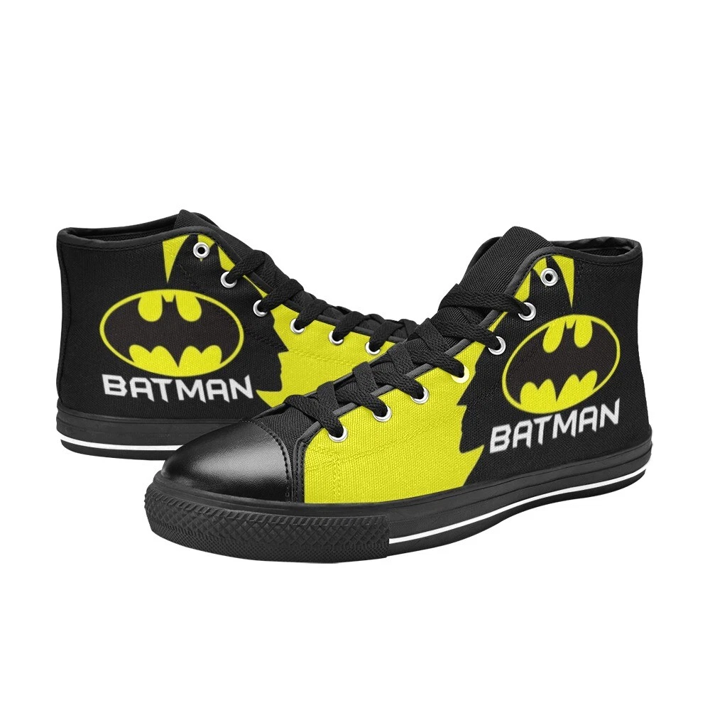 Batman Sneakers Custom High Top Men's Canvas Athletic Shoes