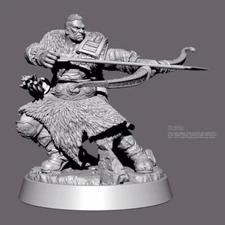 1/24 resin figure model Lingdong General Archer 3D print Unassembled Unpainted