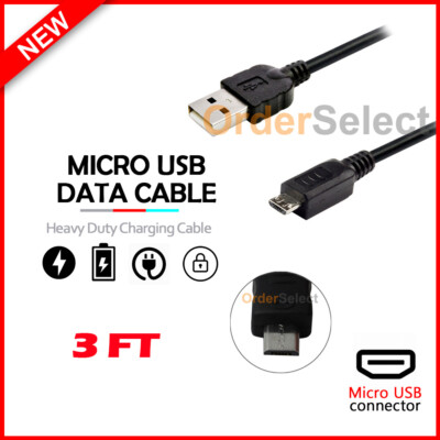 Micro USB Charger Cable for Android Phone LG Aristo Fortune K31  K8X