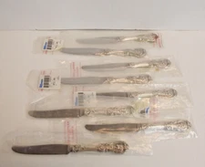 DEADSTOCK Reed & Barton Francis I Sterling Silver Fruit Knives 8 Pc 7"
