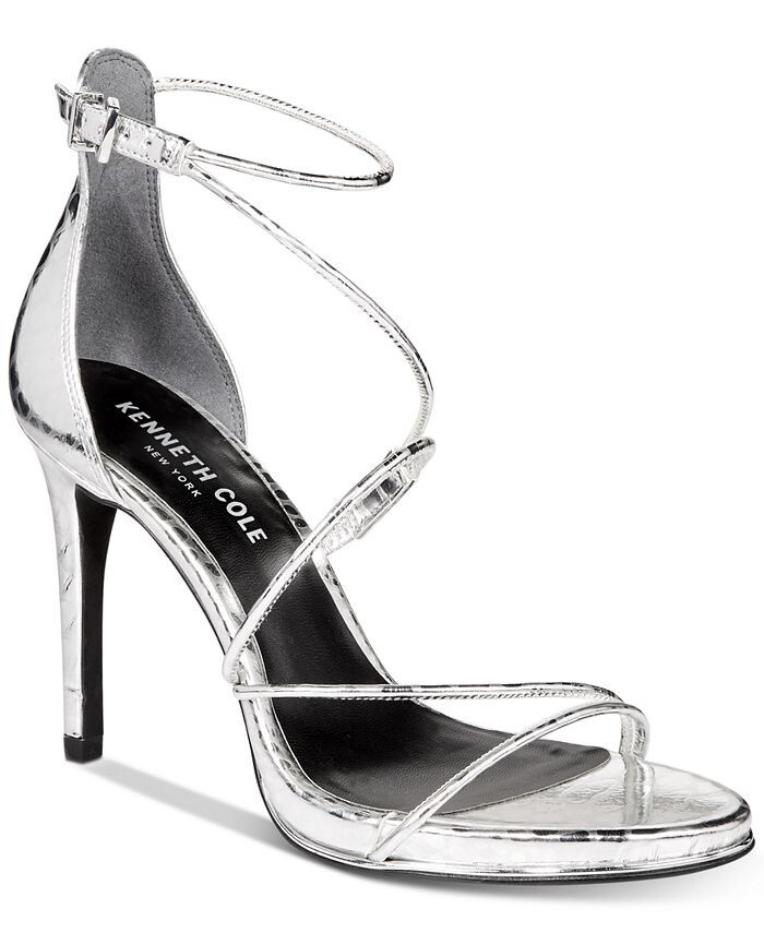 Kenneth Cole Silver Stiletto Heels for Women for sale | eBay Kenneth Cole Gray Silver Heels Elegant Stiletto Design main image 2