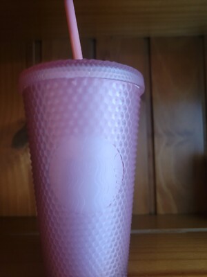 Starbucks 2022 Soft Touch Pink Lemonade Jelly Studded 16 Oz Tumbler