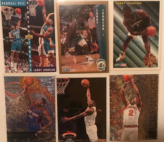 LARRY JOHNSON CARD LOT 6 DIFFERENT EBay