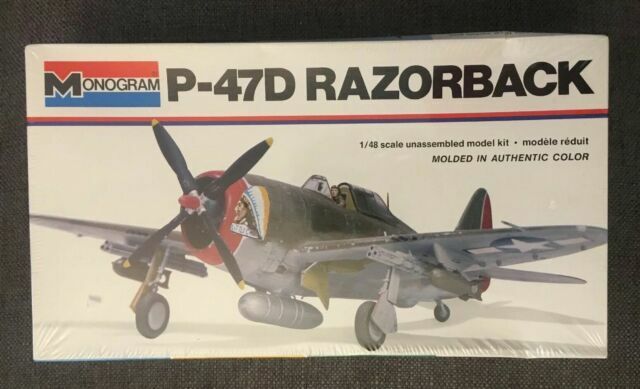 Vtg Monogram P 47d Razorback 1977 1 48 No 5302 Aircraft For Sale Online Ebay
