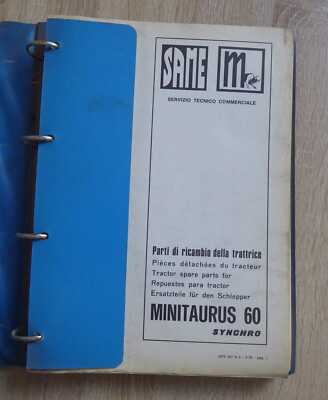 Same Schlepper Minitaurus 60 Synchro Ersatzteilkatalog