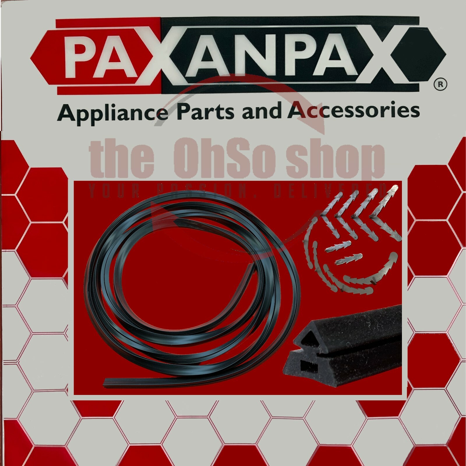 UNIVERSAL Oven Seal, Fits 3 & 4 Sided Curved Rounded or Square Cooker