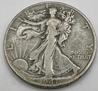 1947 D Walking Liberty Half Dollar VF Nice Detail Free Shipping With 5 Items D1